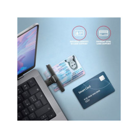 Čitač Smart kartica USB 2.0 CRE-SMP1A džepni AXA