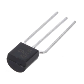 2N7000 NPN 60V 0,2A 0,35W TO92; Diotec