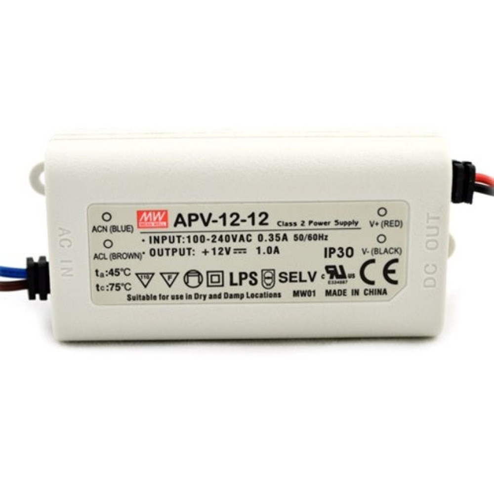 Pretvarač 230VAC/12VDC 1A 12W za LED Pretvarač 230VAC/12VDC 1A 12W za LED