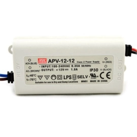 Pretvarač 230VAC/12VDC 1A 12W za LED
