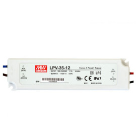 Pretvarač 230VAC / 12VDC 3A 35W IP67 za LED