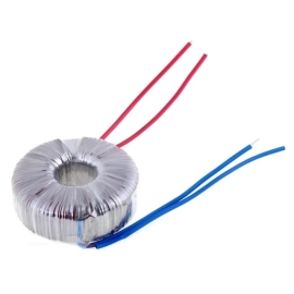 Trafo toroid 100VA 230V/19V 5,26A + pribor