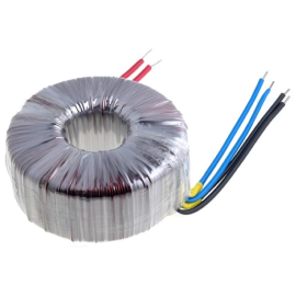 Trafo toroid 600VA 230V/2x55V 2x5,45A + pribor