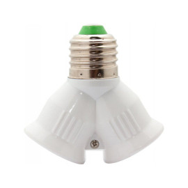 Adapter grlo E27 na 2x E27