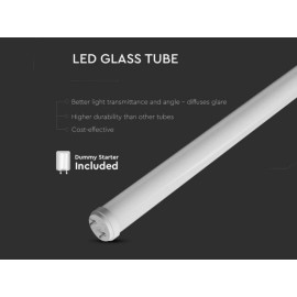 Žarulja LED T8 cijev 20W 4000K 150cm; starter