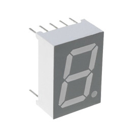 LED displej 13,2mm crveni zaj. katoda 2,1V 15mA