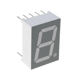 LED displej 13,2mm zeleni zaj. katoda 2,1V 15mA