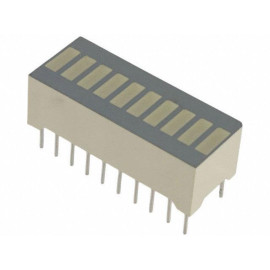 LED bargraph zeleni 2mcd 2,1V 25mA DIP20