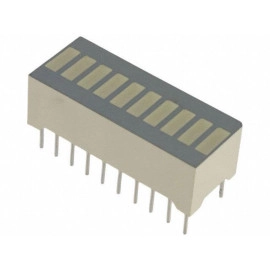 LED bargraph zeleni 2mcd 2,1V 25mA DIP20