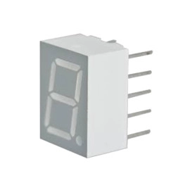 LED displej 12,8mm crveni zaj. katoda 2,1V 15mA