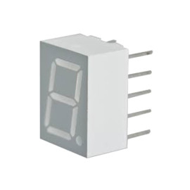 LED displej 12,8mm narančasti zaj. katoda 2,1V 15m