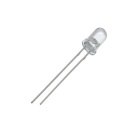 LED 5mm ljubičasta 45-68mcd 30° 3-3,8V 20mA 400nm