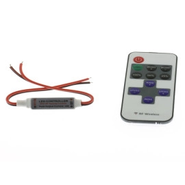 LED kontroler mono 5-24V 12A RF dalj. 10 tipki