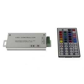LED RGB IR kontroler 44 tipke; 12-24V 24A