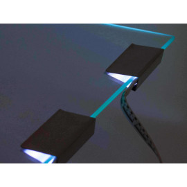 LED traka RGB 12VDC za staklene police; 2m kabela