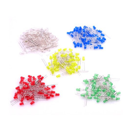LED 3mm SET 500kom; mix boja
