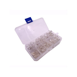 LED 3mm i 5mm SET 300kom; transparentne; box