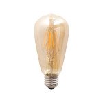 Žarulja LED E27 4W 15000h 2300K ST64 Filamen Amber