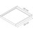 Okvir za led panel 595x595mm sivi *0595