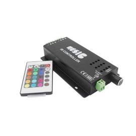 LED kontroler RGB + mikrofon 12/24V 18A IC daljin.