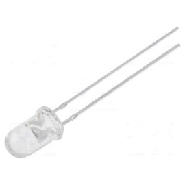 LED 5mm roza 1560mC 15° 2,9-3,6V 20mA tr.