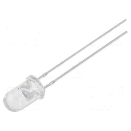 LED 5mm roza 1560mC 15° 2,9-3,6V 20mA tr.