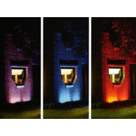 Reflektor LED 230VAC 10W RGB IP66 + IR  daljinski