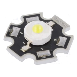 LED power 1W bijeli 130° 2,8-3,8V 350mA 4500-5650K