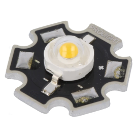 LED power 1W bijeli 130° 2,8-3,8V 350mA 2850-3250K