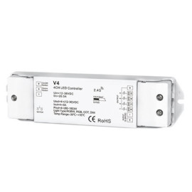 LED kontroler RGBW 12-36VDC 4x5A; 4 zone