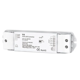 LED kontroler RGBW 12-36VDC 4x5A; 4 zone