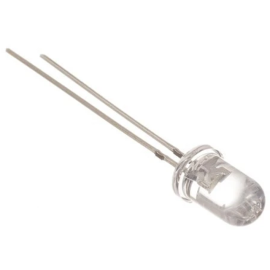 LED 5mm zelena/plava blink 30° 3-5V 20mA; 2-pina