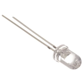 LED 5mm zelena/plava blink 30° 3-5V 20mA; 2-pina
