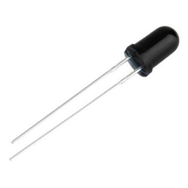 LED infrared 5mm 940nm; prijamnik