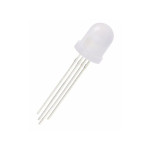 LED 5mm RGB programibilna transparentna, 4pin