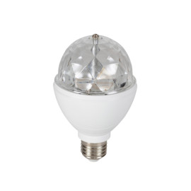 Žarulja E27 LED RGB disco, rotaciona; DL 4/27
