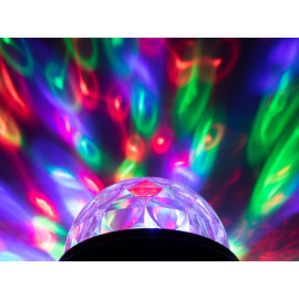 Žarulja E27 LED RGB disco, rotaciona; DL 4/27