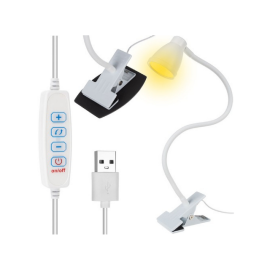 Svjetiljka stolna LED 5W USB sa štipaljkom