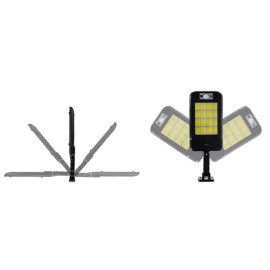 Svjetiljka LED solarna s PIR senzorom 72W; zidna