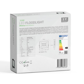 Reflektor LED 230VAC 30W 6500K IP65 ALX; crni