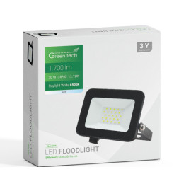 Reflektor LED 230VAC 20W 6500K IP65 ALX; crni