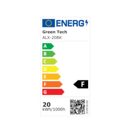 Reflektor LED 230VAC 20W 6500K IP65 ALX; crni