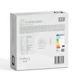Reflektor LED 230VAC 20W 6500K IP65 ALX; crni