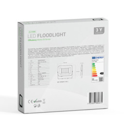 Reflektor LED 230VAC 50W 6500K IP65 ALX; crni