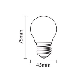 Žarulja LED E27 2W(25W) A45 2700K Filament