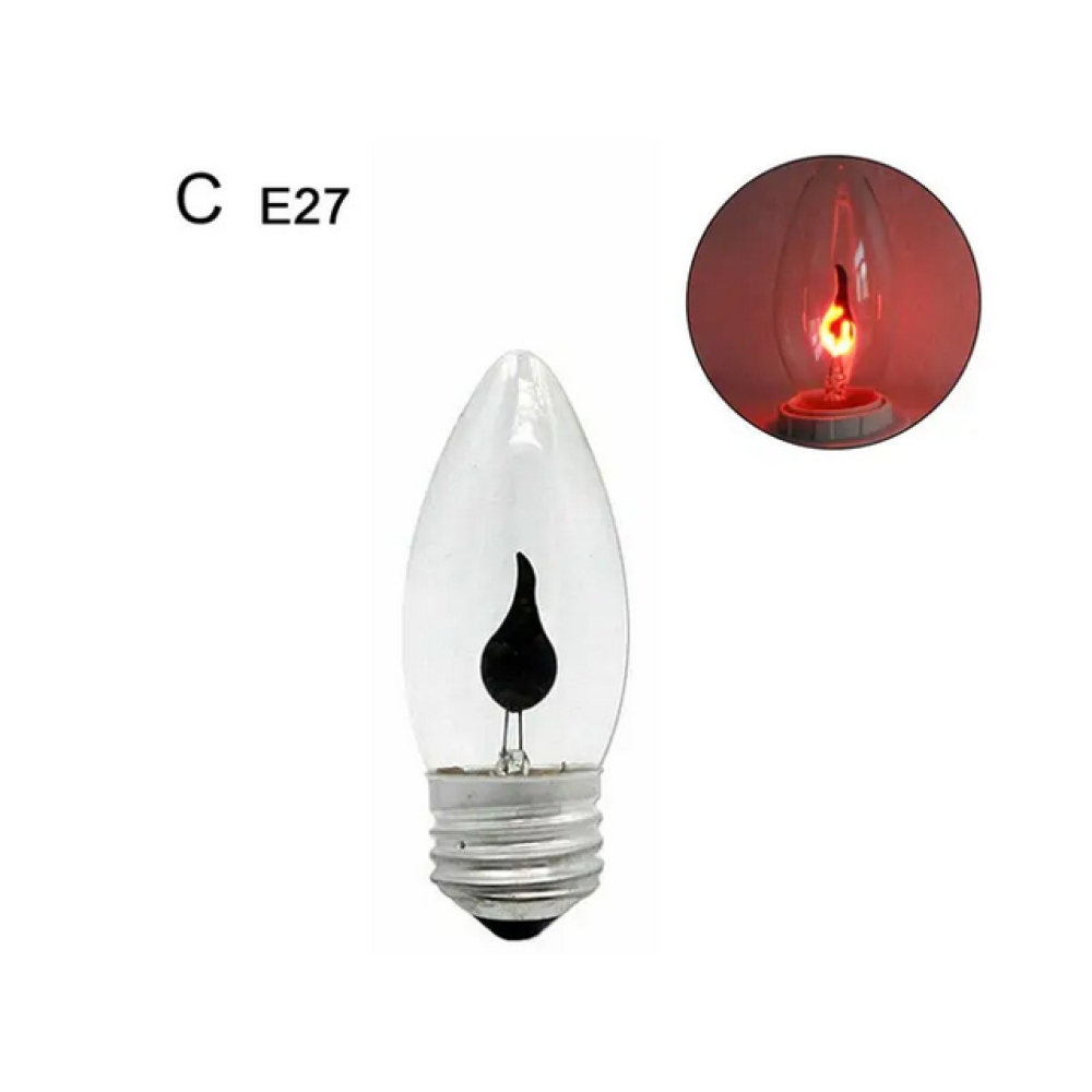 Žarulja LED E27 3W imitacija plamena C-tip Žarulja LED E27 3W imitacija plamena C-tip