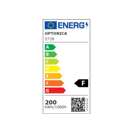 Reflektor LED 230VAC 200W 6000K IP65 OP; crni