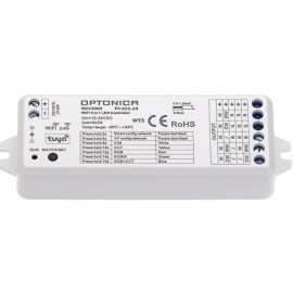 LED kontroler WiFi 5u1 RGBW 12-24VDC 15A; Tuya+RF