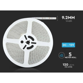 LED traka bijela 6500K 12VDC 8W/m 120LED/m IP65