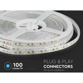 LED traka bijela 6500K 12VDC 8W/m 120LED/m IP65